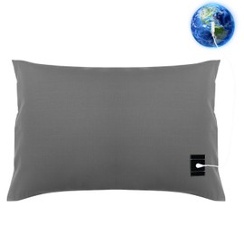 20"x30" Grounding Pillowcase with Grounding Connection Cord, Grounding Pillow Cases for Bed, Electric Products for Better Sleep (Gray)