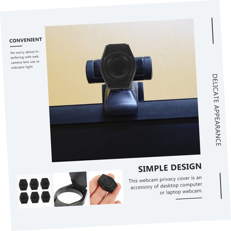 TEHAUX 6Pcs USB Camera Covers Durable Webcam Privacy Protectors for