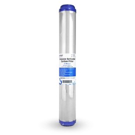 Granular Activated Carbon Water Filter Cartridge Standard 2.5 x20 10 Micron 4 Pack