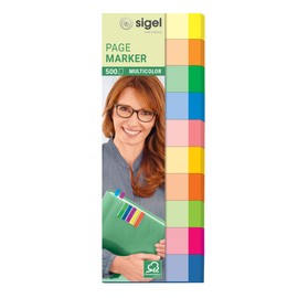 Sigel HN682 15x50mm PageMarkers - Multicolor