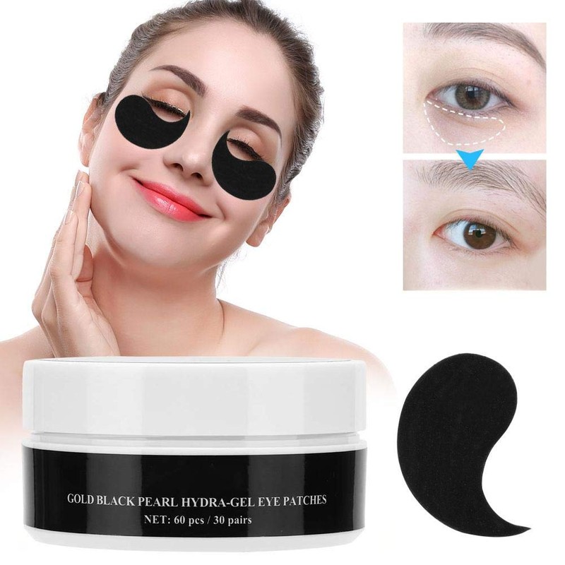 Sonew 60 Piece Eye Pads, Black Pearl Essence Moisture Eye