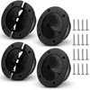 Threlaco 4 Pack 4" Round Brush Grommet Large Split Grommet