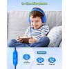 DOQAUS Auriculares para niños, auriculares con cable para niños con