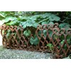 FAL Ornate Cast Iron Brown Lawn Garden Edging Edge 27.5