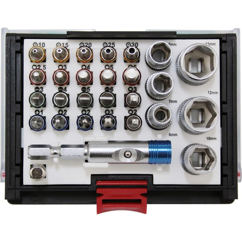 SK11 SBS-28PCS Replacement Bit & Socket Set 28 Pieces