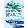 Custom Boat Registration Numbers – Marine-Grade Boat Stickers for Boat