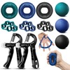 KDG 11PCS Grip Strength Trainer Kit with Adjustable Counting Hand
