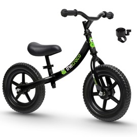 The Original Croco Ultra Lightweight and Sturdy Balance Bike.2 Models for 2, 3, 4 and 5 Year Old Kids. Unbeatable Features. Toddler Training Bike, No Pedal. (Bright Black, Sturdy 12 Inch)