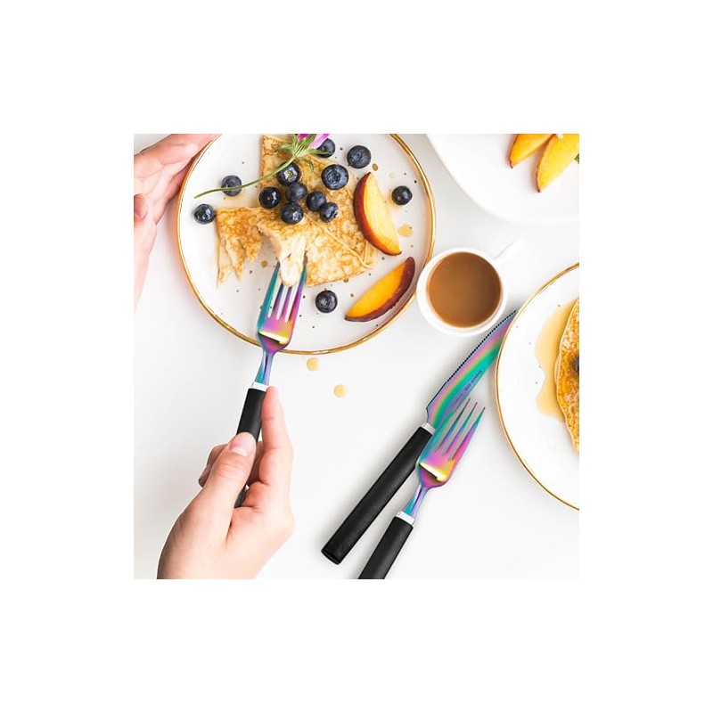 Hampton Forge Rainbow Titanium 12 Pc Set, 1.15 LB, Multi