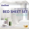 UNIFREE 7 Sets Disposable Bed Sheets Travel Sheets for Hotel,Portable