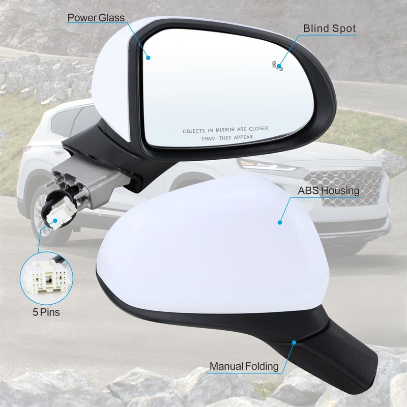 Lqito Right Passenger Side Mirror Compatible With 2019 2020 2021