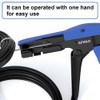 Cable Tie Gun, Ergonomic Hand Operated Fastening Zip Tie Gun,