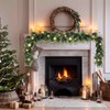 RECUTMS Garland Christmas Outdoor Garland with 9.84 Feet Christmas Decorative