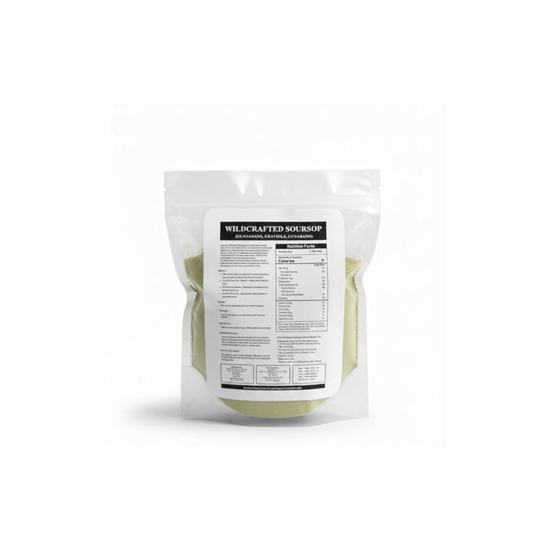 Graviola Leaves Powder/soursop Leaves Powder(16 Oz)-by Purelife Herbs