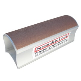 Perma-Grit Contour Sanding Block, Tungsten Carbide, Fine Grit, Sanding Block, 5.5" x 2"