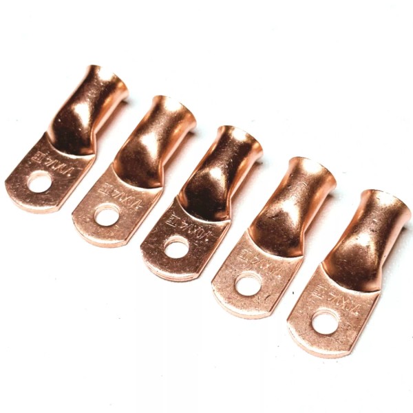 Unbranded 5 1/0 Gauge 1/4" Hole Copper Wire Ring M6