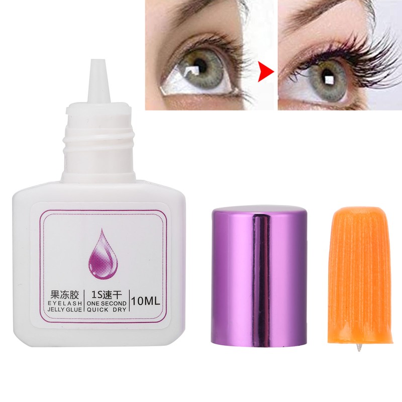 10ml Eyelash Extension Glue Transparent Fast Drying Long Lasting Lashes