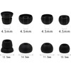Replacement Silicone Ear Tips Earbuds Buds Set Compatible with for