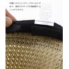 regnuu Straw Hat, Mugi Straw Hat, Men's, Aze Knitting, Medium