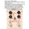 Guitar Preamp Effect Analog Stompbox Pedal Knob Control Audio Accessories