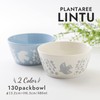 Mino Pottery PLANTAREE-LINTU- 130 Pack Bowls, White, Set of 2,