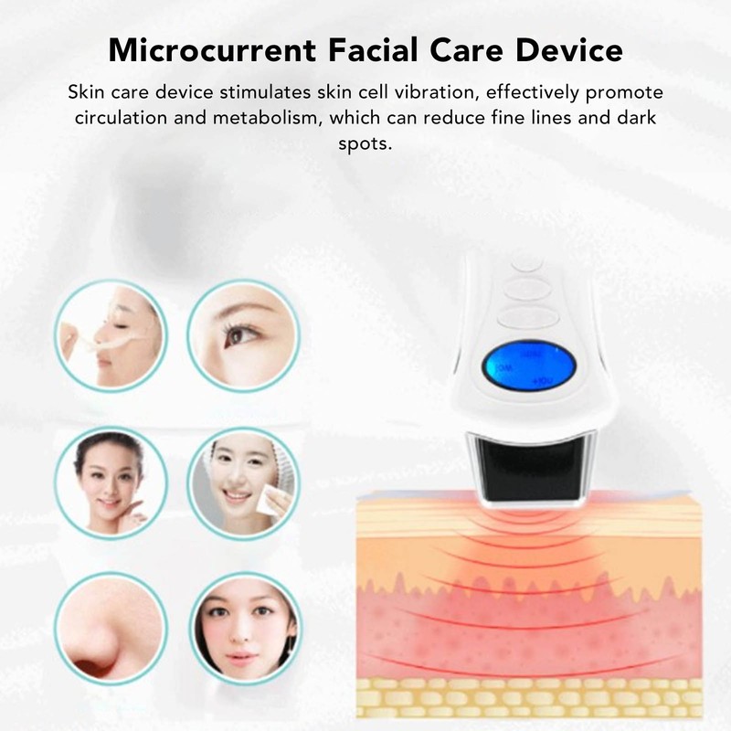 Microcurrent Skin Beauty Machine 3 Gears Remove Dirts Improve Circulation