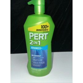 Pert 2 PACK Pert ADVANCED 33.8oz Anti-Dandruff Relief 2-in-1 Shampoo + Conditioner