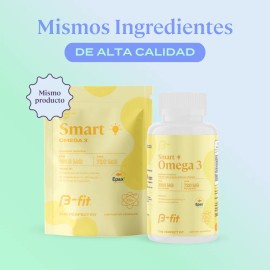 Omega 3 90 Cpsulas B-fit Sin sabor Softgel Inoloras de Salmn Noruego y Pescado de Agua Fra - Patente EPAX                                             