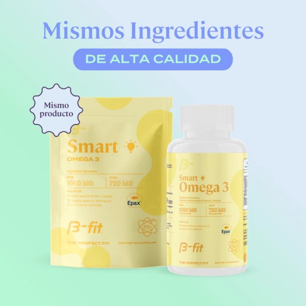 Omega 3 90 Cpsulas B-fit Sin sabor Softgel Inoloras de