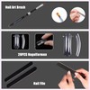 GZMAYUEN Nail Extension Gel Set Poly Nails Soft White Colours