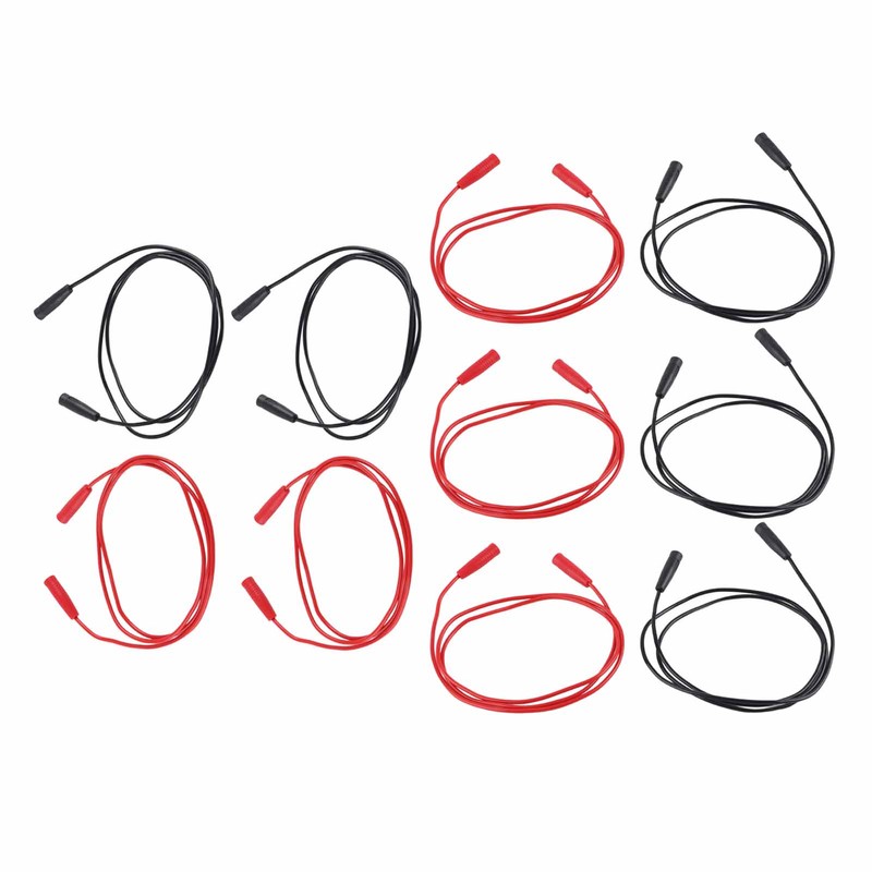 5 Sets Banana Test Lead Testing Cable Female to Female