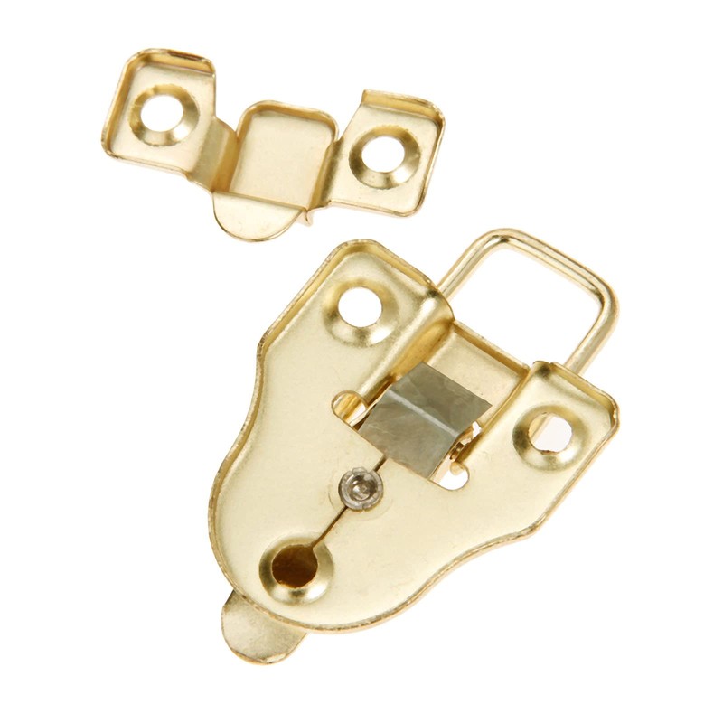 dophee 10Pcs Vitnage Gold Duckbilled Toggle Hasp Latch Clasp Lock