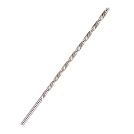 Aoresac 5mm HSS Extra Long 200mm Drill Bit Straight Shank Auger Drill for Impact Applications, Spiral Drill, Suitable for Wood, Aluminum, Plastic, etc
