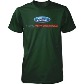 Ford Performance T-Shirt Mustang GT ST Racing (Front Print), Forest, 2XL