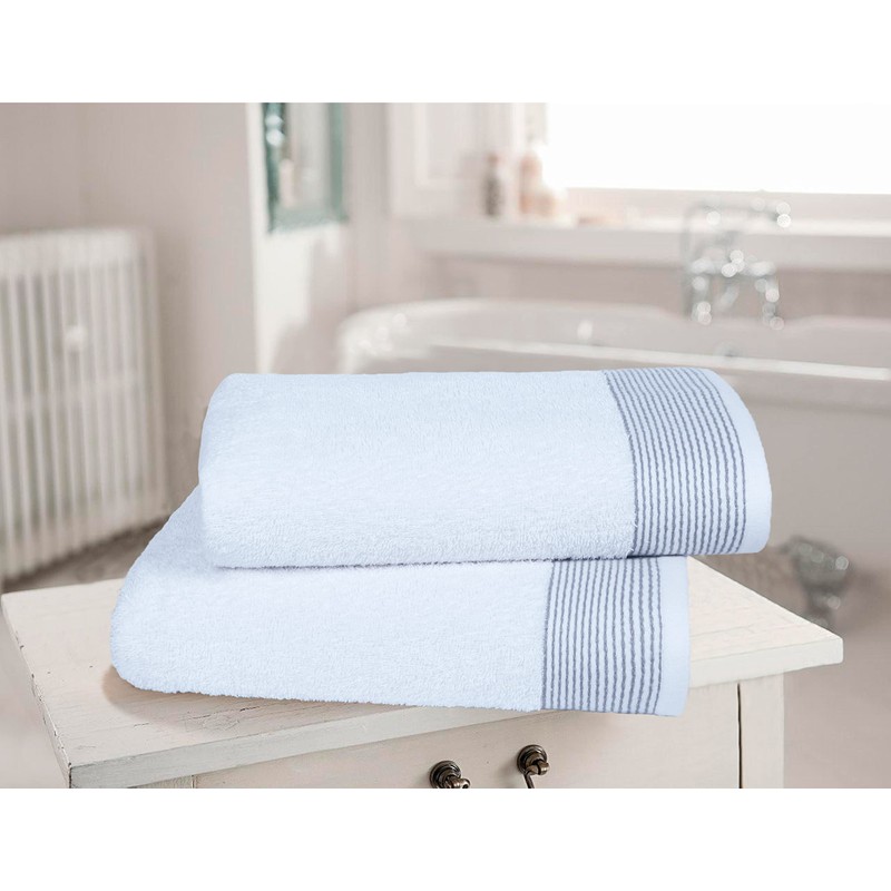 BELIZZI HOME Juego de 2 toallas de baño de gran
