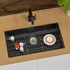 Large Sink Protector for Kitchen, Metal Sink Bottom Grid 28.9"