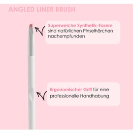 Wet 'n' Wild, Makeup Brush, Angled Liner Brush, Small Precision Brush with Short, Angled Bristles to Line and Define Your Eyes, Easy-to-use Makeup Brushes