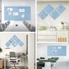 Large Cork Board for Office, 8 Pack Felt Wall Tiles