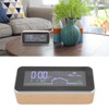 Digital Projection Alarm Clock VA HD Color Screen Wooden Weather