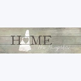 Young's Inc Wood N.H. Home Wall Sign - Home New Hampshire- 36" x 11"
