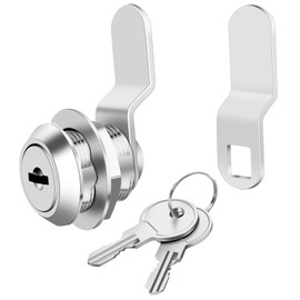 31/32Inch Cabinet Cam Lock Keyed Alike,Secure Drawer RV Camper Trailer,Tool Box Lock for RV Storage Compartment Door Tool Cart Mailbox with Manual, Zinc Alloy (1 Pack)