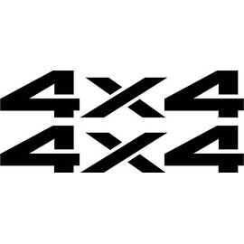 Vinylmark LLC Aftermarket 4x4 Bedside Decals - 1993 to 2002 Compatible with Dodge Truck Bed