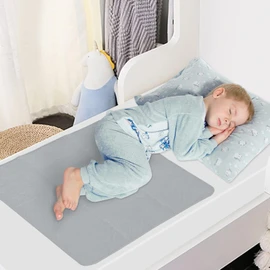 Bed Pads Washable Waterproof(2 Pack, 34 x 36), Washable and Reusable Anti Slip Chuck Pads Incontinence Underpad Sheet Protector for Adults, Elderly, Kids, Toddler and Pets, Grey