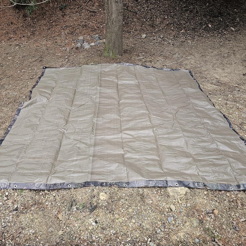 LOOGU Heavy Duty Waterproof Tarp, Bionic Tree Camo Multi Purpose