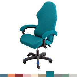 LIFEDX Gaming Chair Cover, Gaming Chair Covers, Pack of 4, Gaming Chair Covers with Armrests/Chair Back Cover/Office Chair Cover, Stretchable, Removable, Washable for Computer Chair, Gaming Chair, No