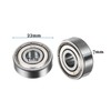 QUARKZMAN 627Z Miniature Groove Ball Bearings x 2 Pieces Stainless