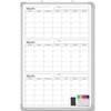 Lincia 36" x 24" Magnetic Vertical 3 Month Dry Erase
