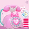 Baoblaze Plastic Electric Telephone Phone Kids Bilingual Toy Gift -