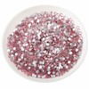 Beadsland 144pcs Flat Back Crystal Rhinestones Round Gems for Nail