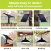 intelamp Solar Pendant Lights Indoor Outdoor, 4000mAh Gazebo Shed Chandeliers